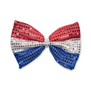 Party Wedding SEQUIN GREAT BRITAIN FLAG UNION JACK BOW TIE PLATINUM JUBILEE