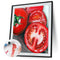 40x50cm Frameless Fruit DIY Oil Paint By Numbers Picture Home Living Room Dec