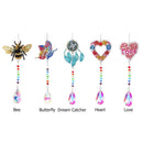 DIY 5D Mosaic  Jewelry Diamond Painting Window Wind Chime (Bee)