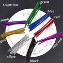 8 Bags Party Baking Ste Wrapping Metallic Wire Cellophane Bag Pack Sealing Ties