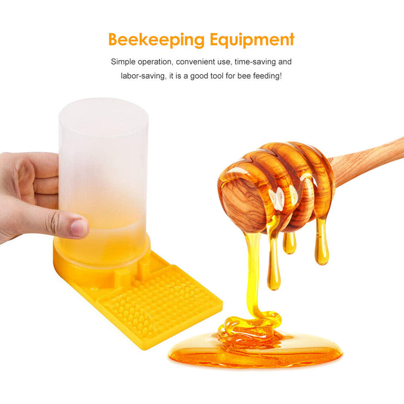 Plastic Beekeeping Feeder Honey Bee Nest Door Watering Feeding Box Tools