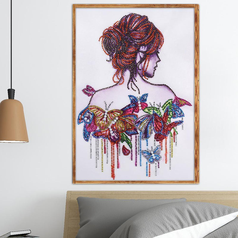 5D DIY Special Shaped Diamond Painting Beauty Cross Stitch Embroidery Kits Newly