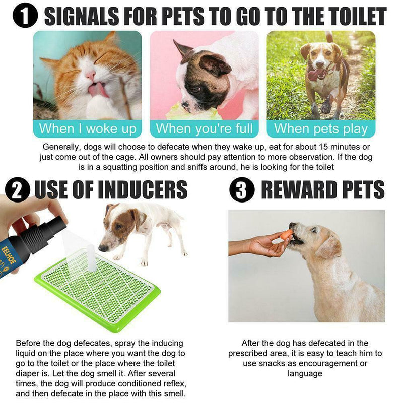 Dog Potty Training Aid Pet Toilet Training Spray Toilet 30ml Puppy Liquid I8H1