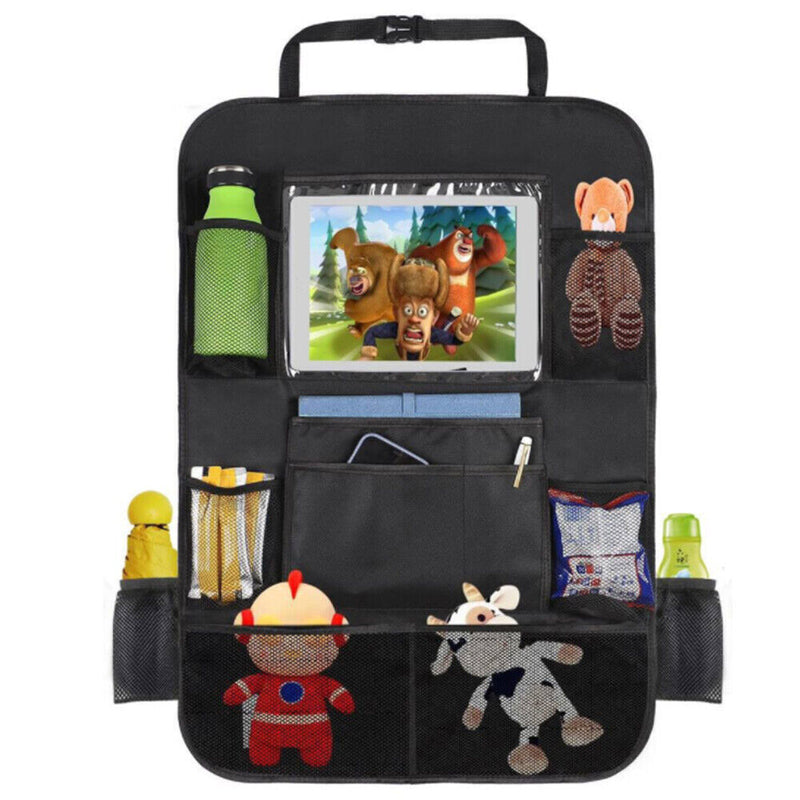 Multi-Funcion Storage Bag Car Hanging Anti-Kick Back Rear Seat Storage Bag