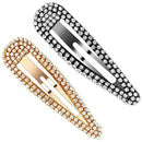 Headwear Accessories Crystal Snap Hairpin Hair Pins Hair Clips Hair Barrette