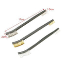 Household Double-end Mini Metal Polishing Wire Brush Steel Brass Rust Cleaning