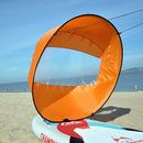 Foldable Kayak Boat Wind Sail Surfing Kayak Downwind Wind Paddle (Orange) Newly