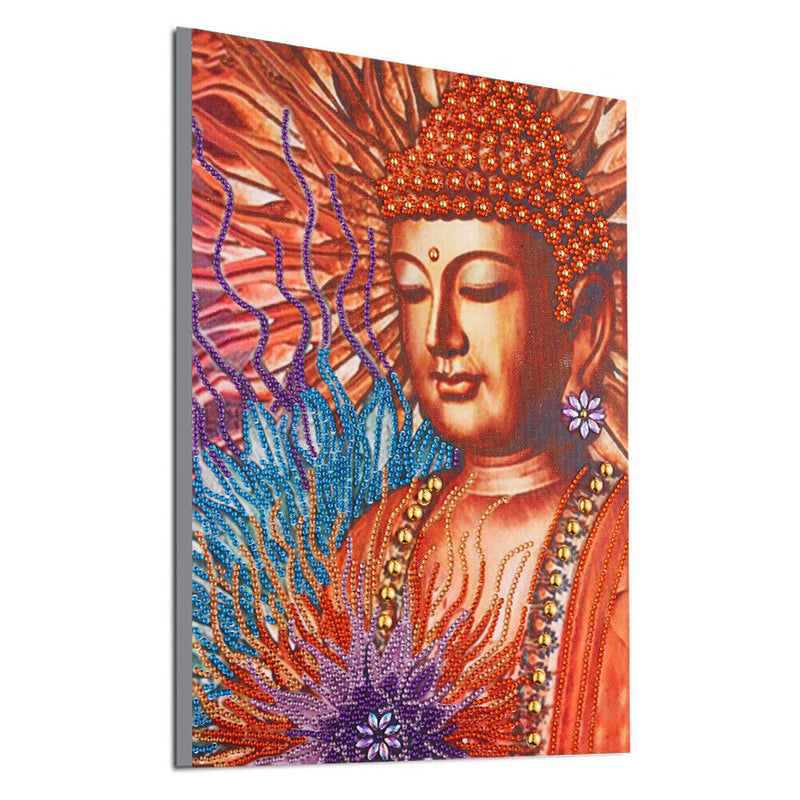 5D DIY Special Shaped Diamond Painting Buddha Mosaic Rhinestone Kit (AK026)