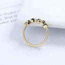 Stress Accessories Rotate Freely Anxiety Ring Beaded Jewelry Fidget Beads Rings