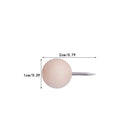 Wooden Thumbtack Drawing Push Pins Wood Head Positioning Nail (100pcs Round