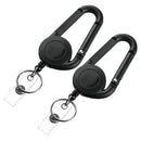 Mulitifunctional Lanyard Clip Badge Reel Clip ID Card Holder Keychain Key Ring