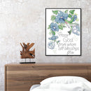 Partial Cross Stitch 11CT Counted Letter Flower Embroidery DIY Needlework