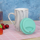 Wheel Silicone Cup Lids Heat-resistant Dust-proof Bowl Cover (Mint Green) Newly