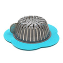 Flower Sink Strainer Kitchen Drain Filter Bathroom Drainage Hair Trap(Blue)