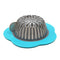 Flower Sink Strainer Kitchen Drain Filter Bathroom Drainage Hair Trap(Blue)