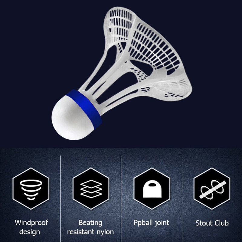 #A 3pcs Badminton Ball Shuttlecock Indoor Outdoor Training Game Ball Shuttlecock