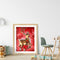 5D DIY Full Drill Round Shape Deer Rhinestone Diamond Drawing Home Decoration