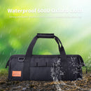 Tool Storage Bag Multiple Purpose Carry Bag for Camping Holder (SolidBlack)