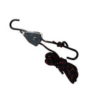 Heavy Duty Adjustable Rope Clip Tent Lamp Hanging Lanyard Lifting Pulley S Ho