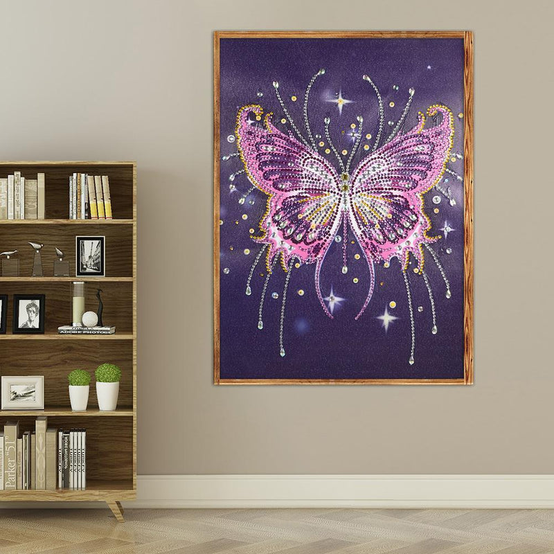 5D DIY Special Shaped Diamond Painting Butterfly Cross Stitch Embroidery Newly