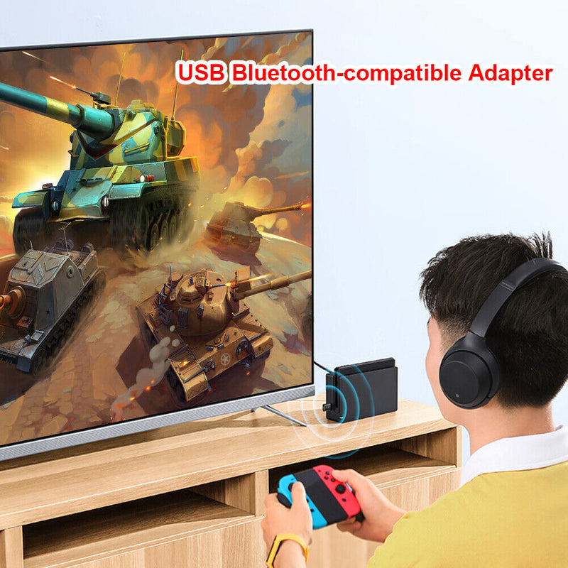 BT90 USB Bluetooth Compatible 5.0 Adapter Audio Transmitter for PC Computer PS5