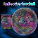 4/5 Size Reflective Soccer Balls Luminous Night Glow Training Balls for Stu
