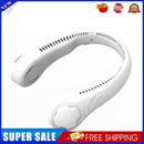 Air Cooling Hanging Neck Fan Leafless Sport Travel Personal Fans (White)