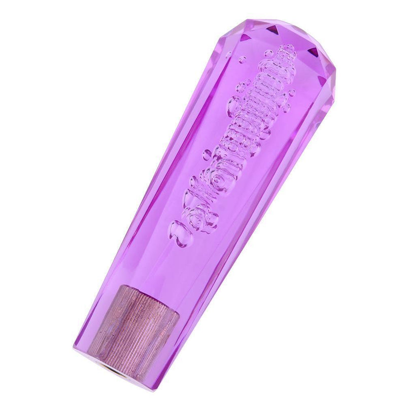 Crystal Bubble AT/MT Car Shift Knob Gear Stick Shifter Lever Head (Purple) Newly