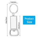 Bottle Opener Key Rings Personalized Sublimation Photo Heat Transfer For Man