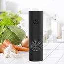 Electric Automatic Salt Mills with LED Light Food Crusher for Cumin Clove Fennel
