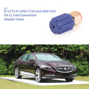 A/C 7/16 Charging Low Side Port Adapter Retrofit R12 to R134a with Cap Newly