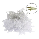 4m LED Snowflake Icicle Lamp Curtain String Lights Christmas (US Colorful)