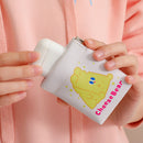 Korean Cute Cartoon Coin Purse Women Mini PU Card Holder Clutch (White)