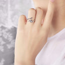 Gothic Little Devil Open Rings Evil Vampire Rings Adjustable Copper Rings