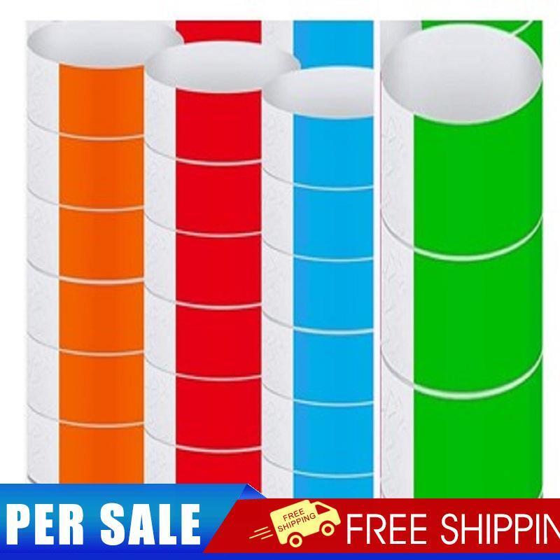 400pcs DuPont paper bracelets with four colors (red orange blue and green