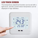 Digital Screen Thermostat Floor Heating Room Programmable Thermostat~