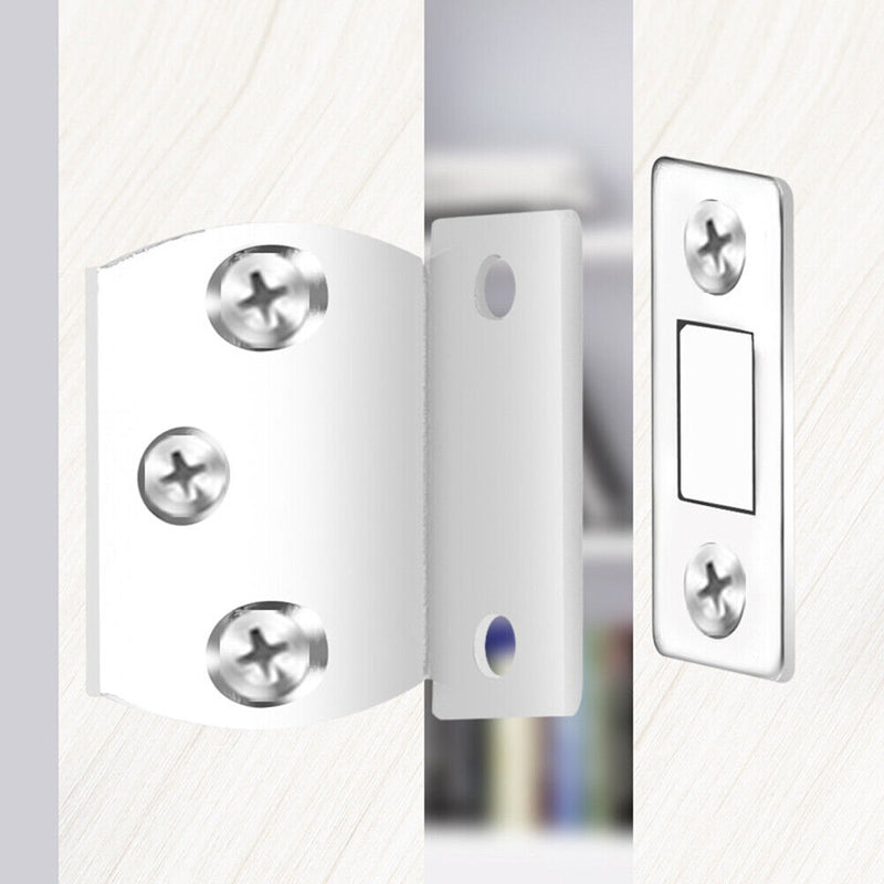 2pcs/Set Seamless Magnetic Cabinet Catches Door Stops Closer with Screw Glue