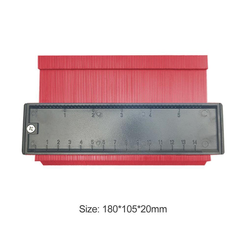 Plastic Profile Copy Gauge Contour Duplicator Standard Marking Tools (Red) Newly