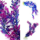 33cm Fish Tank Aquarium Ornament Purple Water Toyply Pet Grass Re E7V5 R0I4