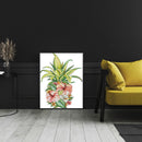 Partial Cross Stitch 14CT DIY Pineapple Flower Stamped Needlework Craft Home Art