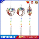 #A 3pcs Crystal Wind Chimes Ornament Light Catchers Window Hanging Craft Gift