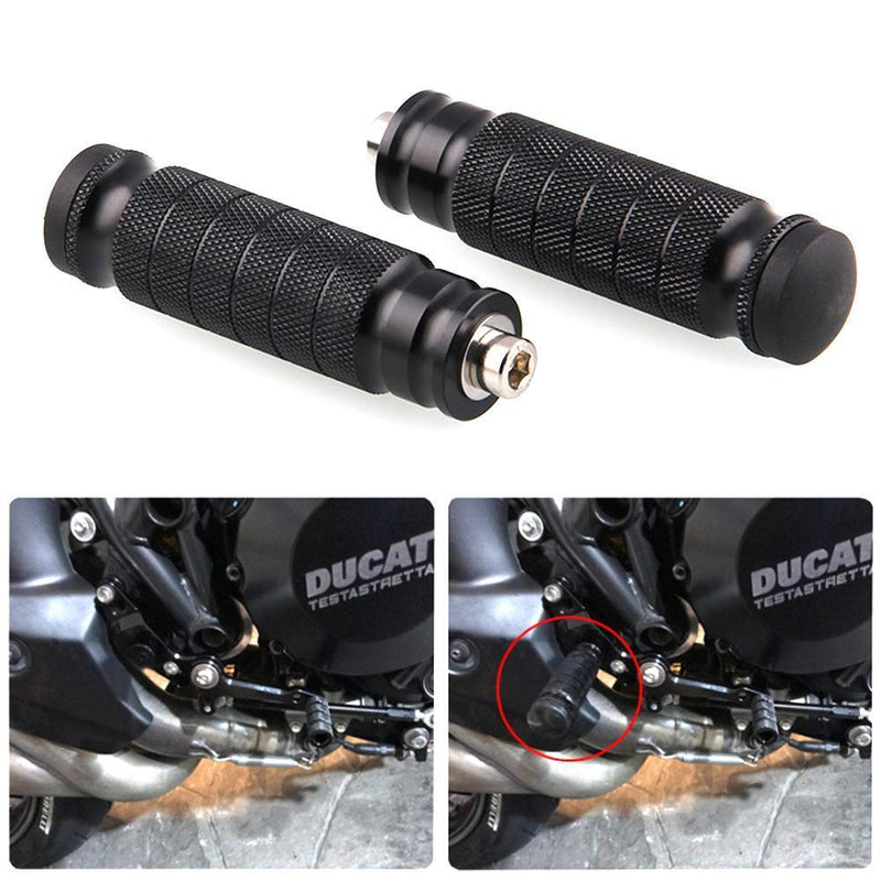 2pcs CNC Motorbike Rear Foot Rests Footpegs Footrests Motorcycle Accessories