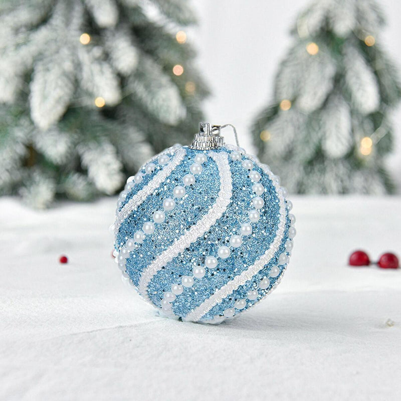 Christmas Tree Decoration Xmas Balls Ornaments 8cm Pendant Ball BLUE#