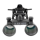 2.5X Optical Glass Loupes Portable Clip-on Magnifier for Myopia Hyperopia
