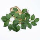 DIY Silk Roses Leaf Gift Weddings Decoratives Flowers Wreath Artificial Leaves