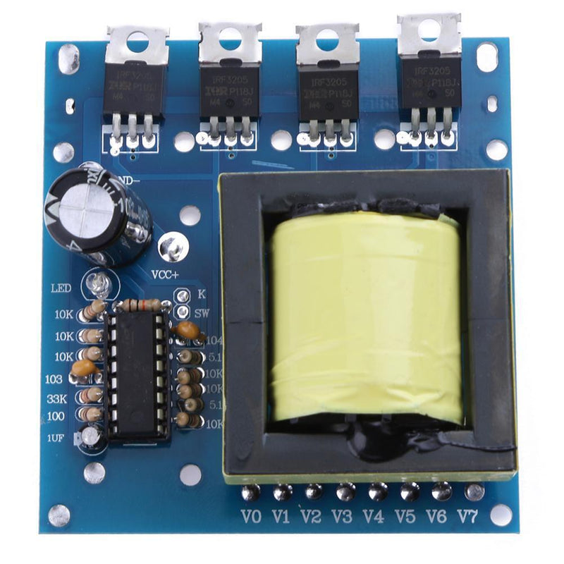 500W Inverter DC 12V-24V, AC 180V 220V 380V Booster Board Module Boost Power