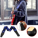Acoustic Guitar Belt Adjustable Printed Electric Guitar Strap Sling Accessories