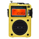HRD-701 Portable Full-Band Radio Subwoofer FM MW SW WB Receiver (Yellow) Newly