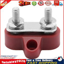 Bus Bar Terminal Block Heavy Duty Dual M6 Power Distribution Stud (Red) Newly