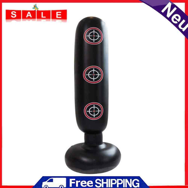 1.6m Boxing Training Tumbler Pillar Pressure Relief Standing Inflatable Sandbags